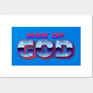 Man of God Christian Superhero Posters and Art